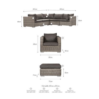 Marden Corner Sofa Set