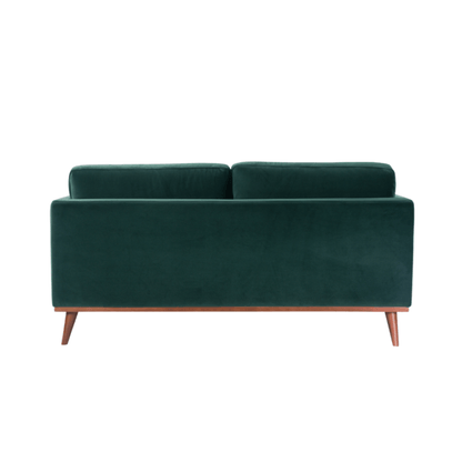 Mickey 2 Seat Sofa - Emerald Green Velvet