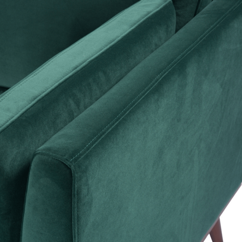 Mickey 2 Seat Sofa - Emerald Green Velvet