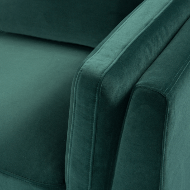 Mickey 2 Seat Sofa - Emerald Green Velvet