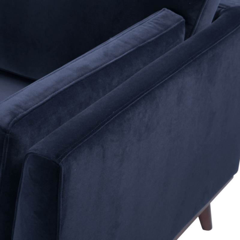 Mickey 2 Seat Sofa - Midnight Blue Velvet