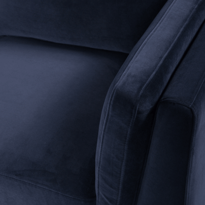 Mickey 2 Seat Sofa - Midnight Blue Velvet