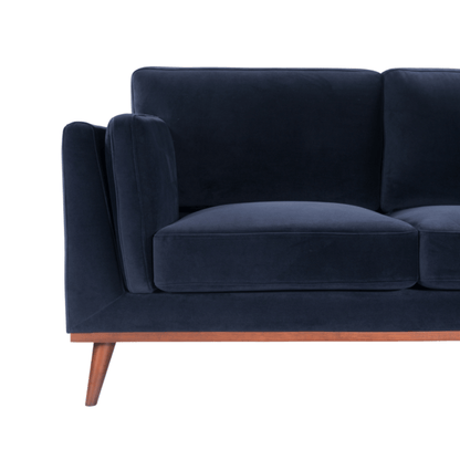 Mickey 2 Seat Sofa - Midnight Blue Velvet