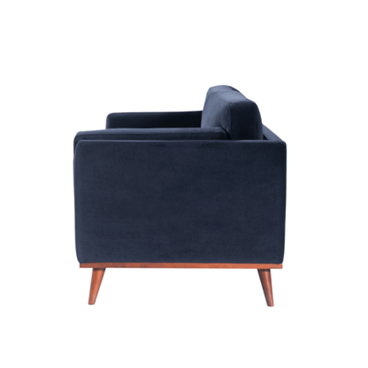 Mickey 2 Seat Sofa - Midnight Blue Velvet