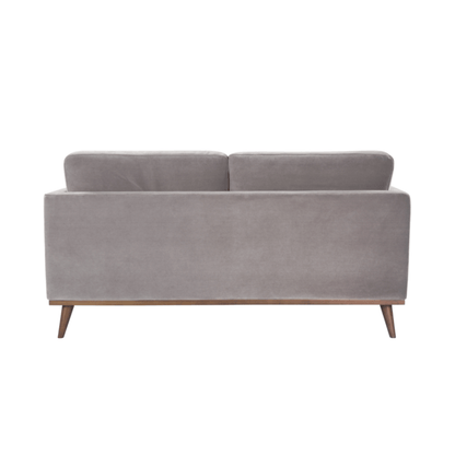 Mickey 2 Seat Sofa - Stone Grey Velvet