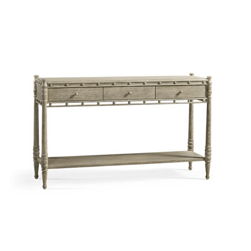 Morris Console Greyed Oak