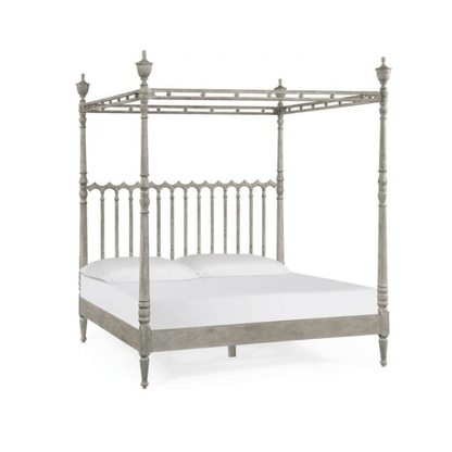 Morris King Bed Greyed Oak