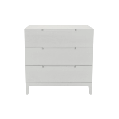 Orchid 3 Drawer Chest - White