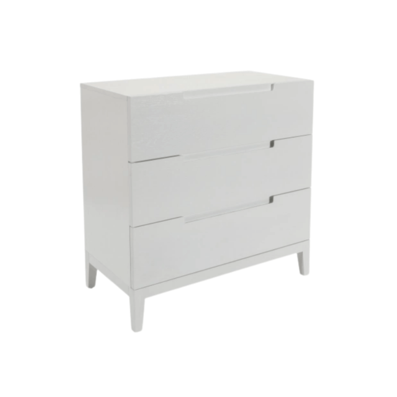 Orchid 3 Drawer Chest - White