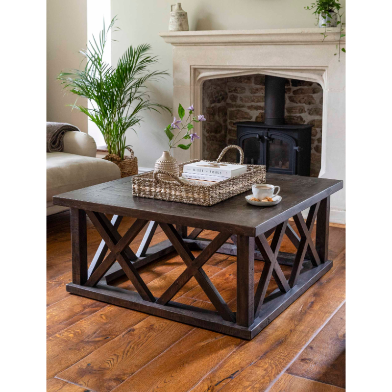 Oxhill Antique Brown Coffee Table