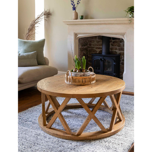 Oxhill Round Coffee Table - Natural