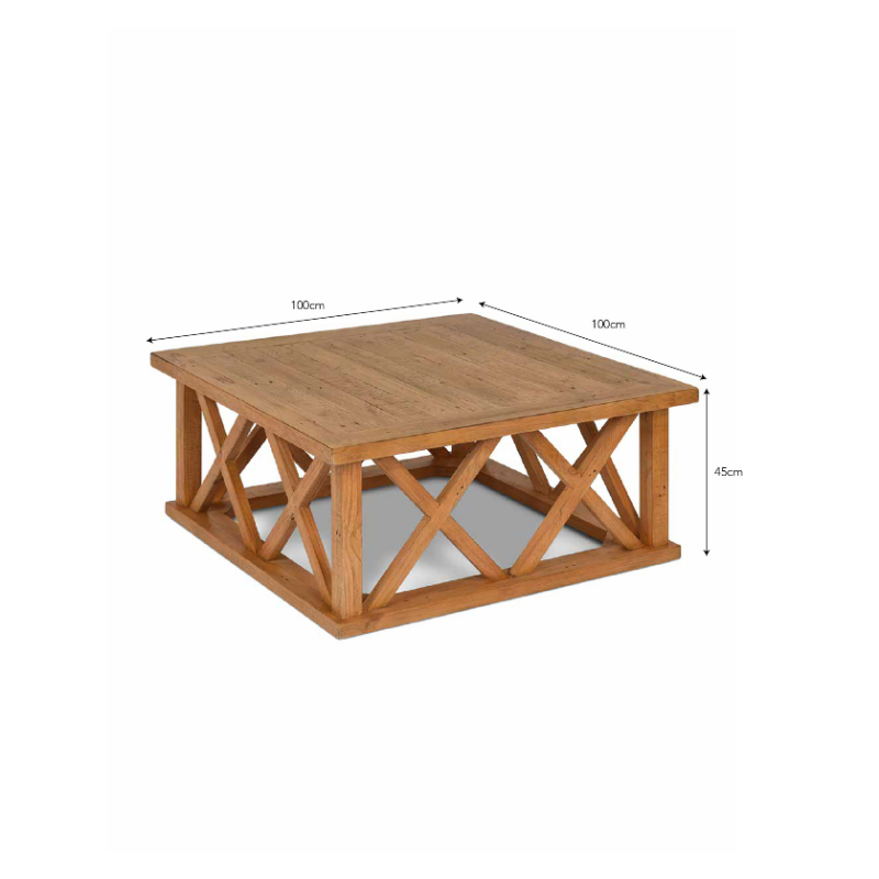 Oxhill Square Coffee Table - Natural