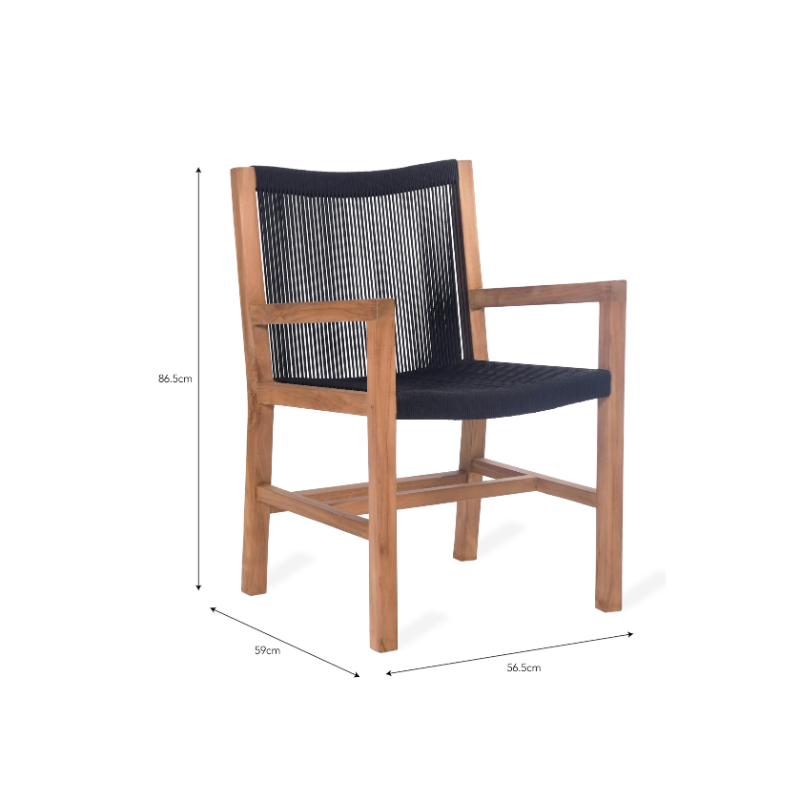 Pair of Black Mylor Dining Chairs