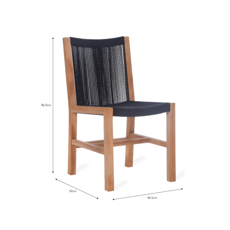 Pair of Teak Mylor Dining Chairs