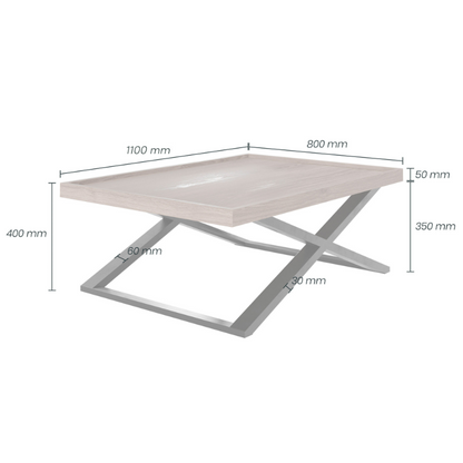 Pershore Coffee Table - Grey