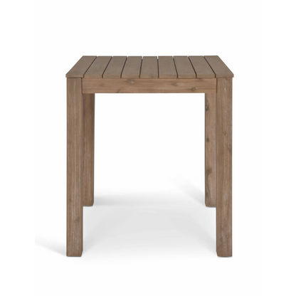 Porthallow Acacia Square Bar Table - Natural