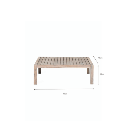 Porthallow Square Coffee Table - Natural