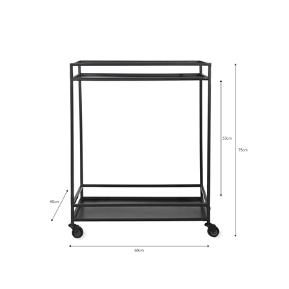 Portloe Drinks Trolley