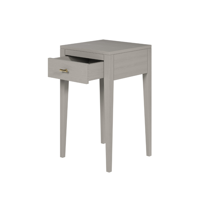 Radford 1 Drawer Bedside - Grey