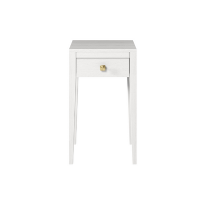 Radford 1 Drawer Bedside - White