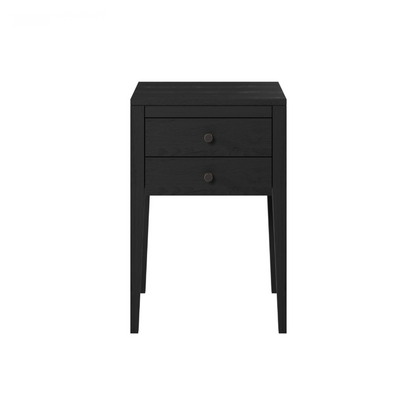 Radford 2 Drawers Bedside - Black