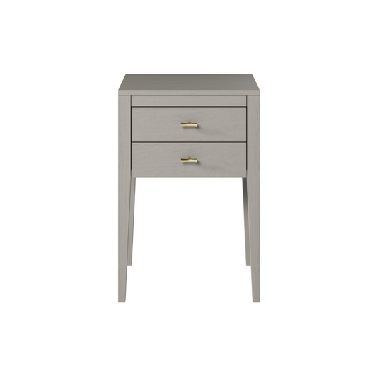 Radford 2 Drawers Bedside - Grey