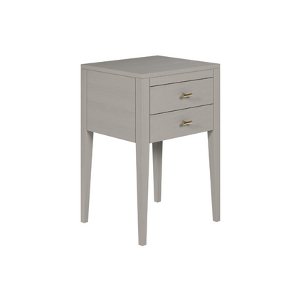 Radford 2 Drawers Bedside - Grey