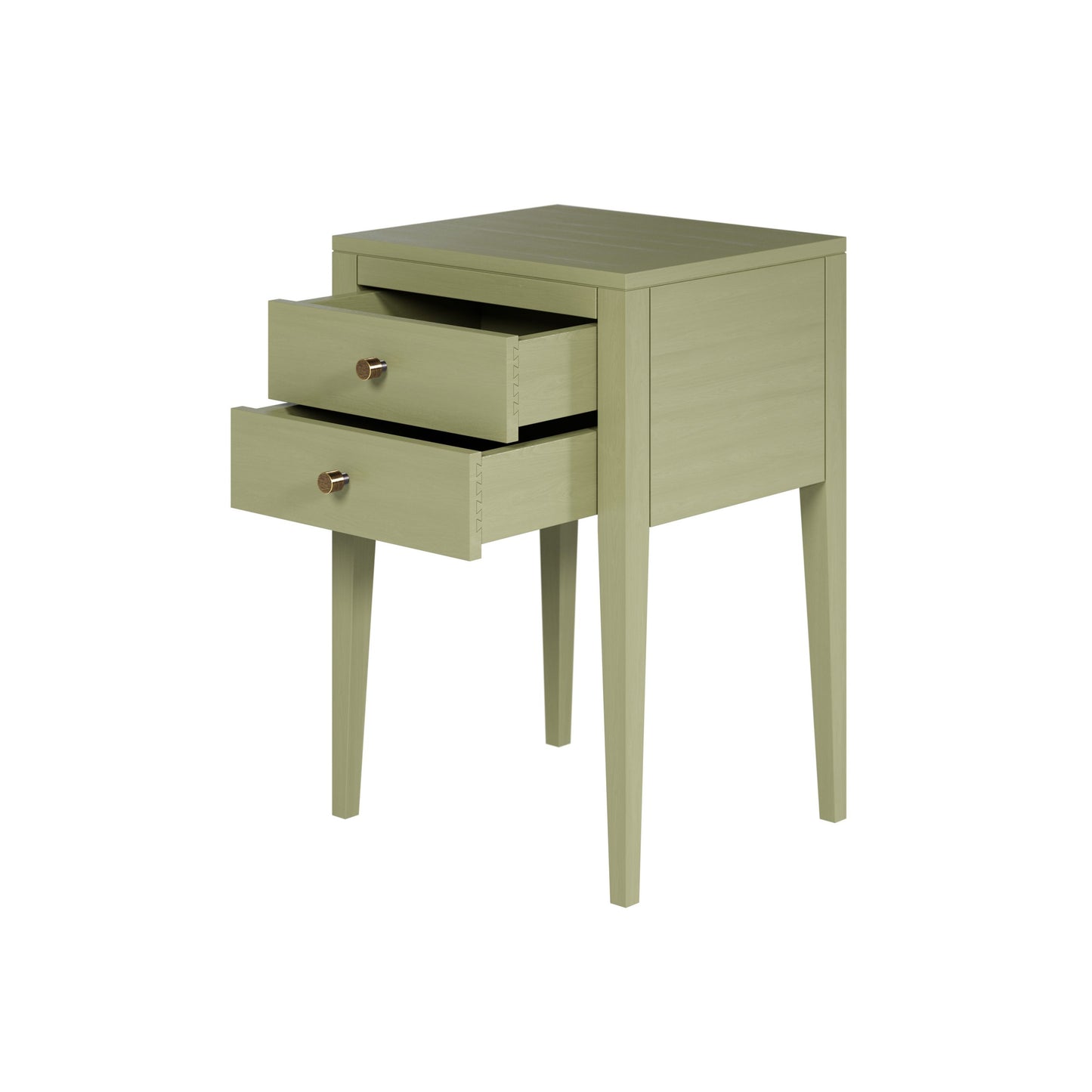 Radford 2 Drawers Bedside - Lichen