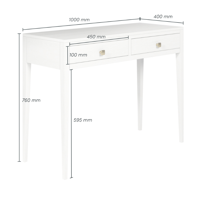 Radford Oak Console - White