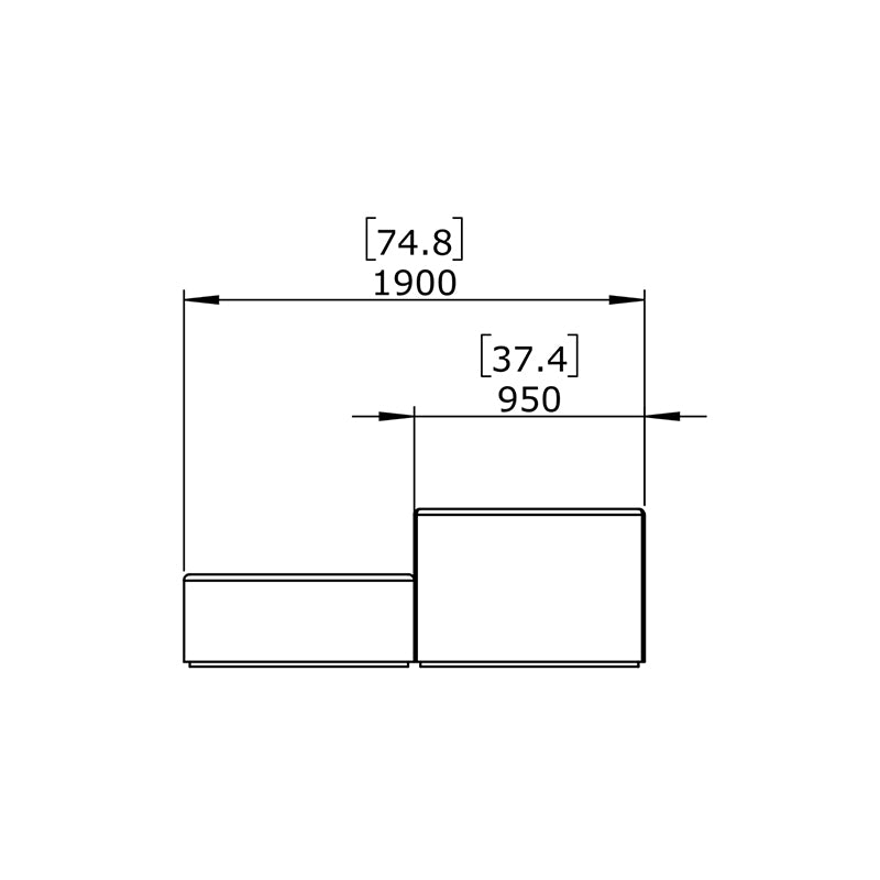 Relax Modular 5 Sofa Chaise