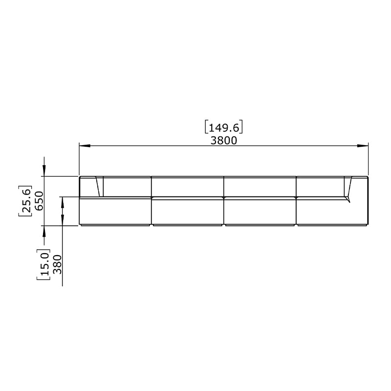 Relax Modular 5 Sofa Chaise