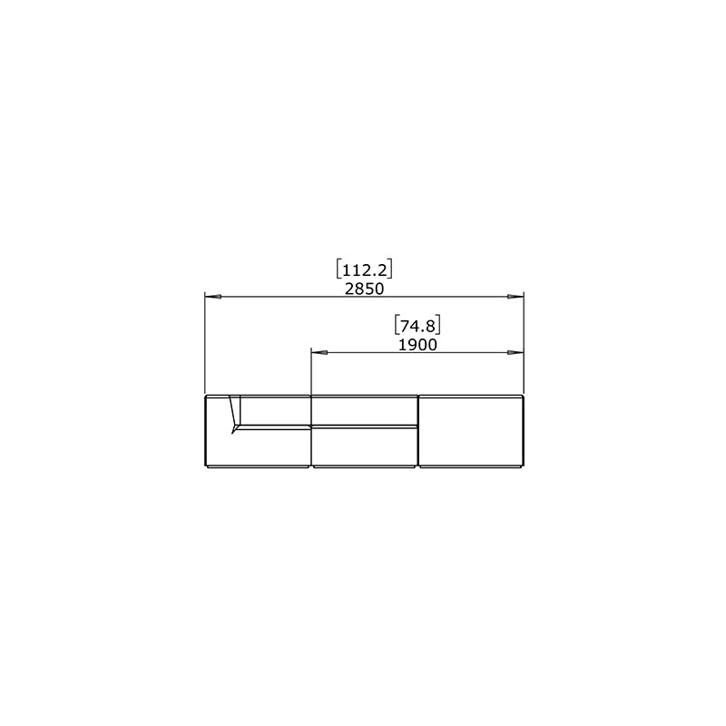 Relax Modular 8 U Sectional Sofa