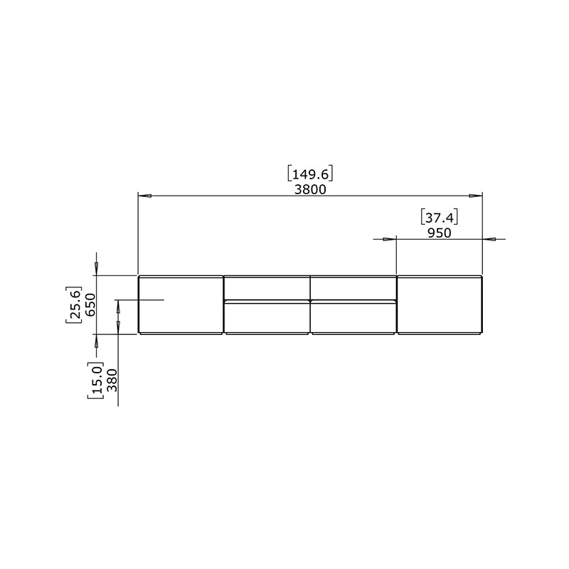 Relax Modular 8 U Sectional Sofa