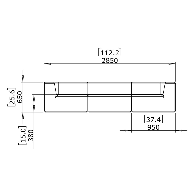 Relax Modular 3 Sofa