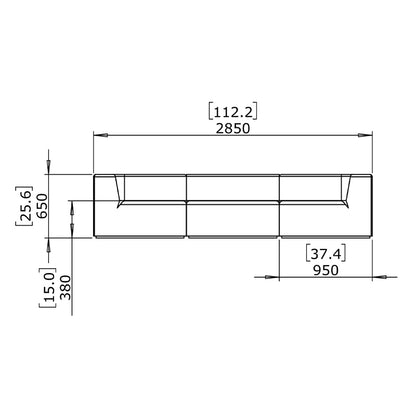 Relax Modular 3 Sofa