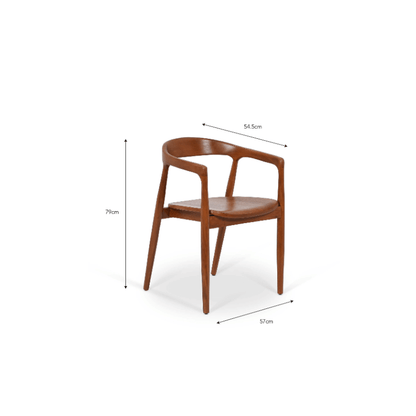 Rowley Dining Chair - Mahogany