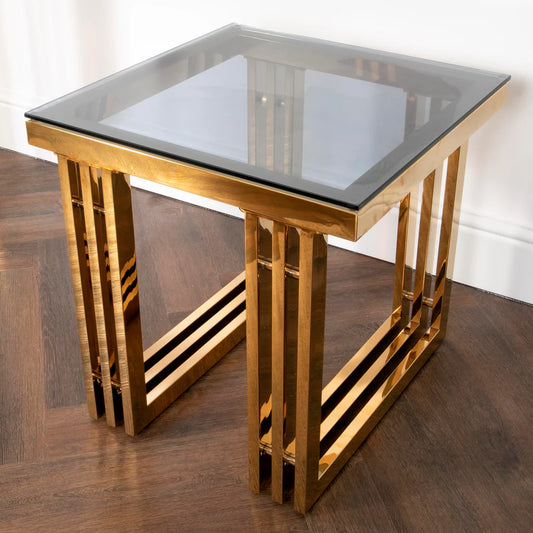 Zurich Gold Side Table