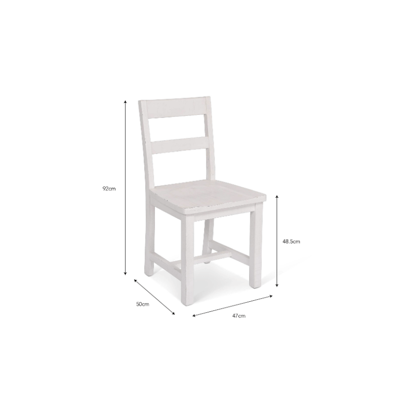 Set of 2 Ashwell Dining Chairs - White