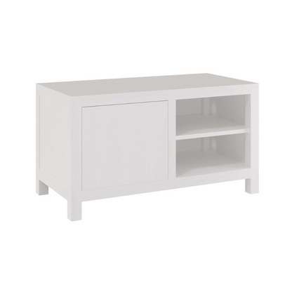 Small Flyford TV Unit - White