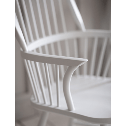 Spindle Armchair - Lily White