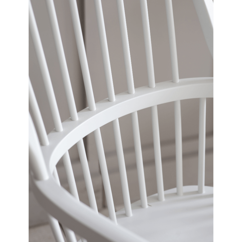 Spindle Armchair - Lily White