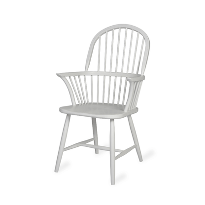 Spindle Armchair - Lily White