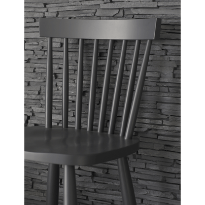 Spindle Bar Stool - Carbon