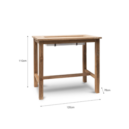 St Mawes Drinks/Planter Bar Table - Small