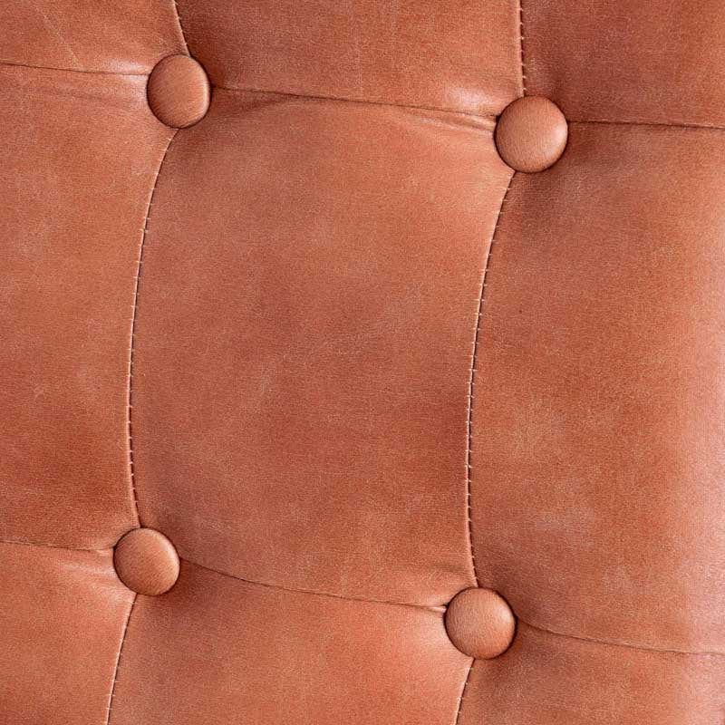 Tan Faux Leather Dining Chair