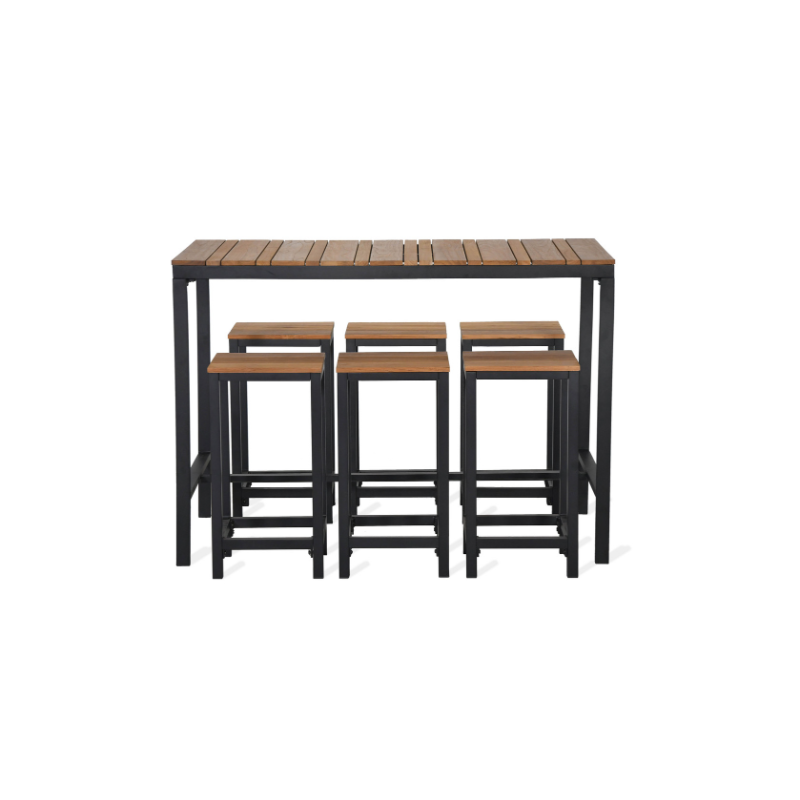 Teak Camley Bar Table Set