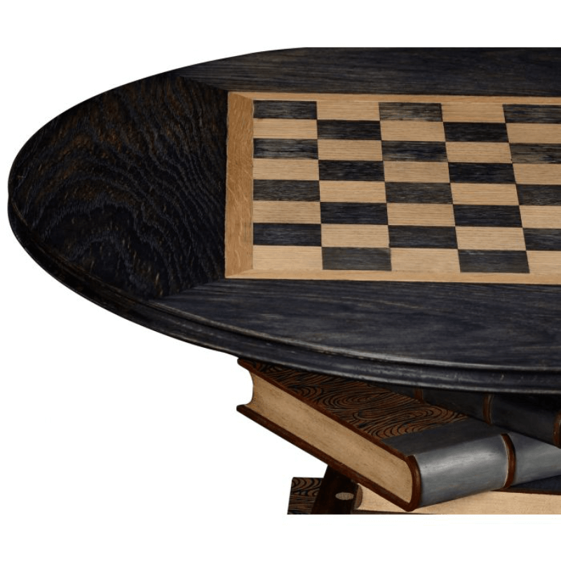 Tenbury Games Table Navy Oak