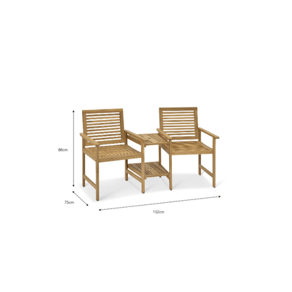 Titchberry Natural Loveseat