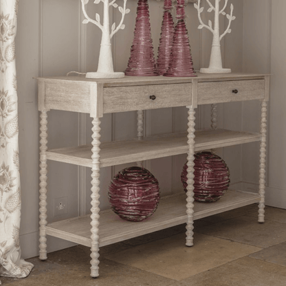 Tormarton Console Washed Acacia