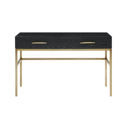 Tulip Wenge Dressing Table - Black Stained Oak